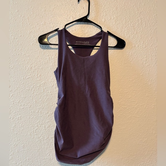 Spacedye Bases Covered Maternity Tank in Purple Haze - Picture 2 of 4